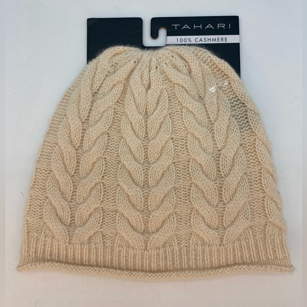 Tahari 100% Cashmere Beanie